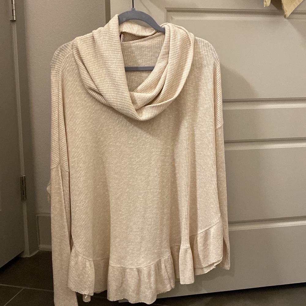 Tan Glittery Sweater